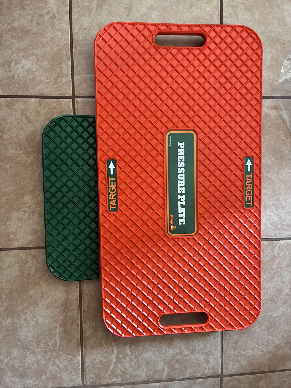 Training Mat by - Red and Green